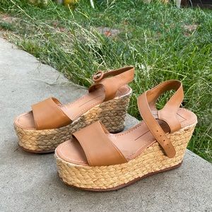 Dolce Vita "Dane” Caramel Espadrille Platforms